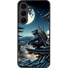 Samsung Galaxy S25 FE Case Hülle - Silikon schwarz Ninja unter dem Mond