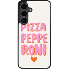 Samsung Galaxy S25 FE Case Hülle - Silikon schwarz Pizza pepperoni 2026