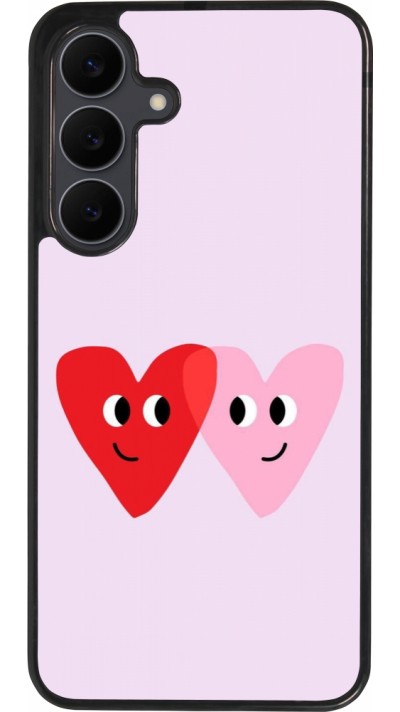 Samsung Galaxy S25 FE Case Hülle - Silikon schwarz Saint Valentines Day 26 Heart