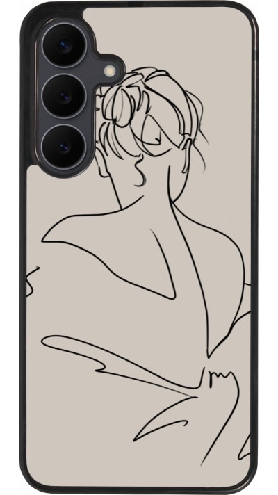 Samsung Galaxy S25 FE Case Hülle - Silikon schwarz Salnikova 05