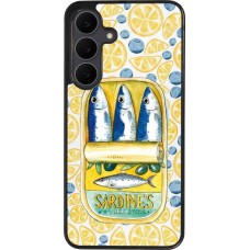 Samsung Galaxy S25 FE Case Hülle - Silikon schwarz Sardines in oil 2026