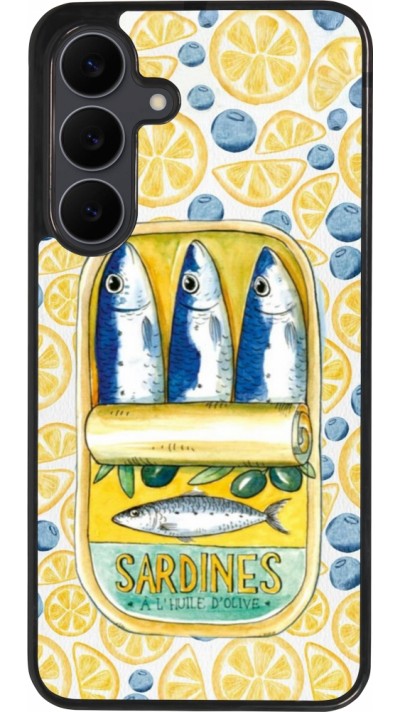 Coque Samsung Galaxy S25 FE - Silicone rigide noir Sardines in oil 2026