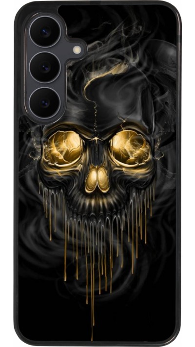 Samsung Galaxy S25 FE Case Hülle - Silikon schwarz Skull 02