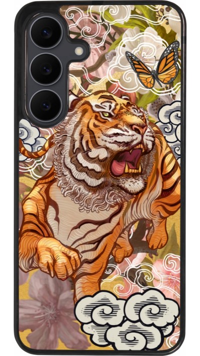 Samsung Galaxy S25 FE Case Hülle - Silikon schwarz Spring 23 japanese tiger