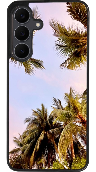 Samsung Galaxy S25 FE Case Hülle - Silikon schwarz Summer 2023 palm tree vibe