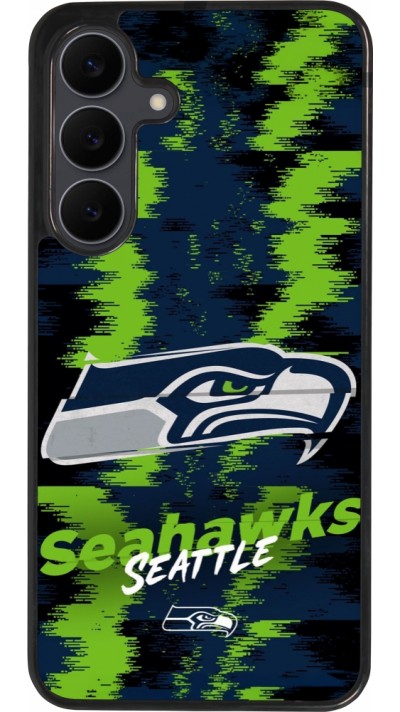 Samsung Galaxy S25 FE Case Hülle - Silikon schwarz Super Bowl 26 Seattle 2