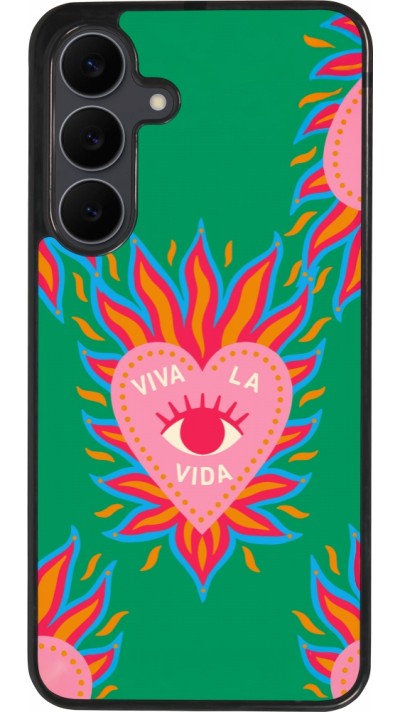 Coque Samsung Galaxy S25 FE - Silicone rigide noir Viva la vida 2026
