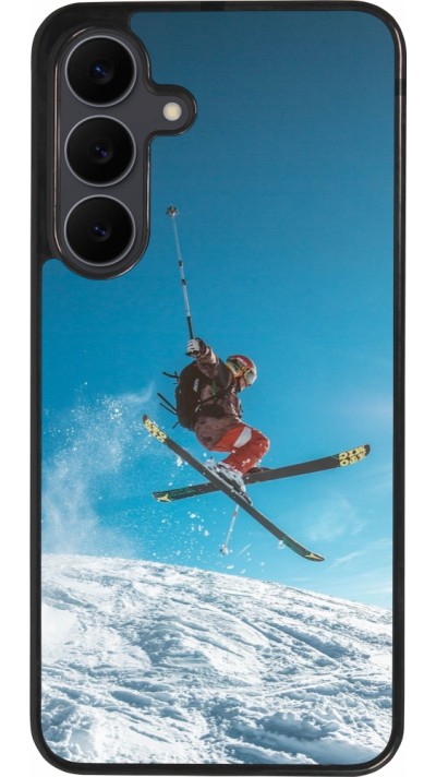 Samsung Galaxy S25 FE Case Hülle - Silikon schwarz Winter 22 Ski Jump