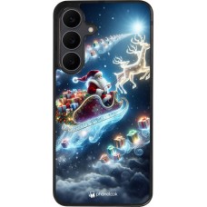 Samsung Galaxy S25 FE Case Hülle - Silikon schwarz Weihnachten 2023 Verzauberter Weihnachtsmann