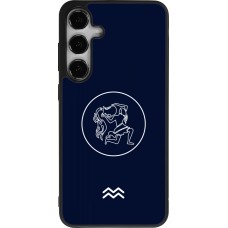 Samsung Galaxy S25+ Case Hülle - Silikon schwarz Astrologie Wassermann
