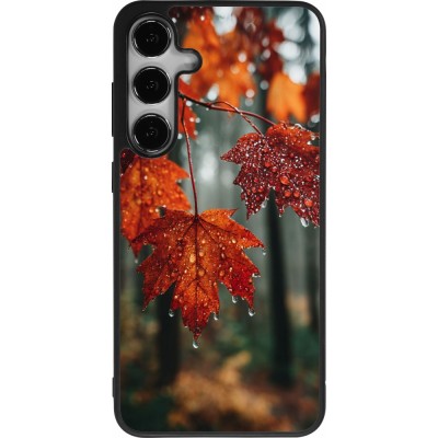 Samsung Galaxy S25+ Case Hülle - Silikon schwarz Autumn 25 Rain