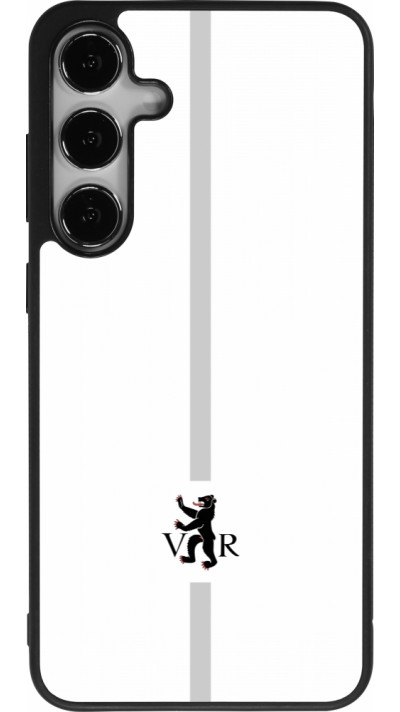 Samsung Galaxy S25+ Case Hülle - Silikon schwarz Kanton AR weiss