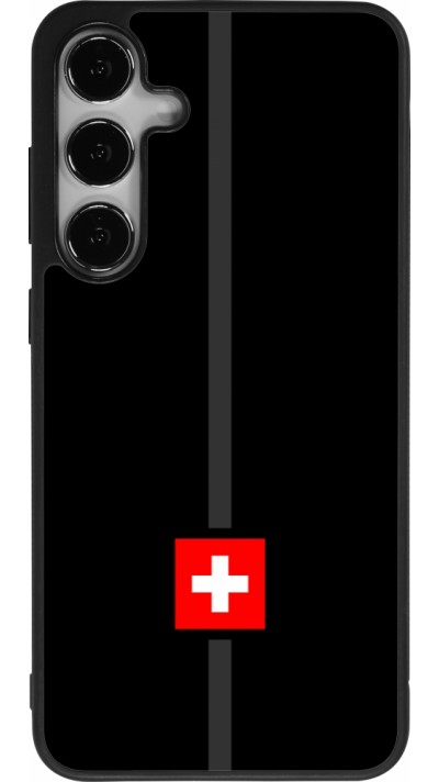 Samsung Galaxy S25+ Case Hülle - Silikon schwarz Kanton CH schwarz