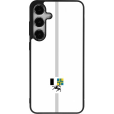 Samsung Galaxy S25+ Case Hülle - Silikon schwarz Kanton GR weiss