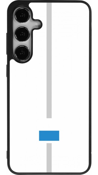 Samsung Galaxy S25+ Case Hülle - Silikon schwarz Kanton LU weiss