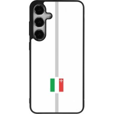 Samsung Galaxy S25+ Case Hülle - Silikon schwarz Kanton NE weiss