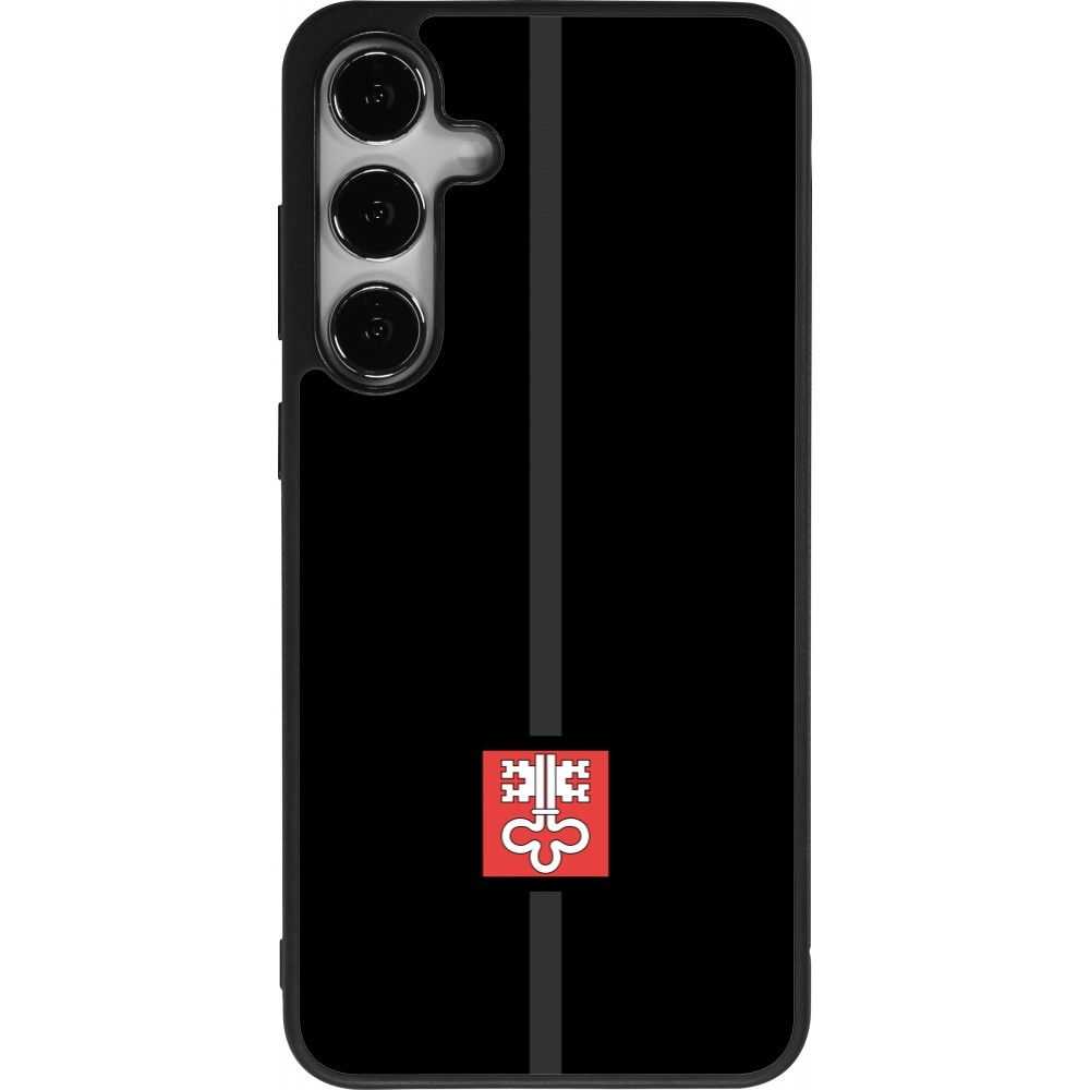Coque Samsung Galaxy S25+ - Silicone rigide noir Canton NW noir
