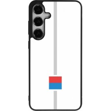 Samsung Galaxy S25+ Case Hülle - Silikon schwarz Kanton TI weiss