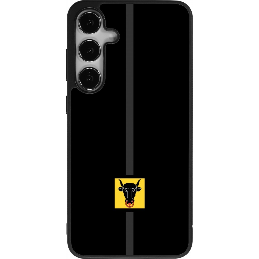 Samsung Galaxy S25+ Case Hülle - Silikon schwarz Kanton UR schwarz