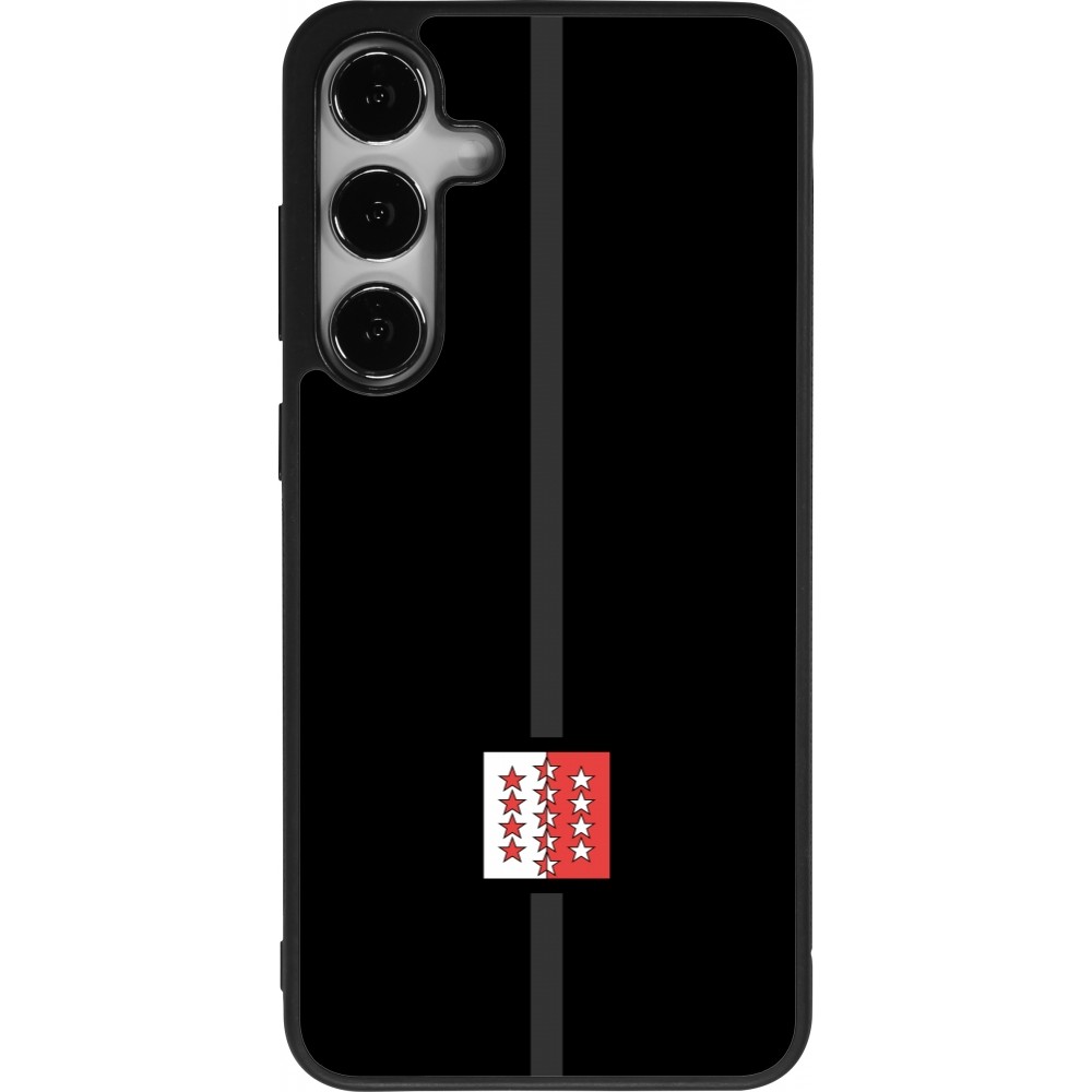 Samsung Galaxy S25+ Case Hülle - Silikon schwarz Kanton VS schwarz