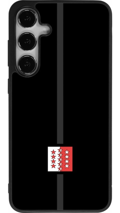 Samsung Galaxy S25+ Case Hülle - Silikon schwarz Kanton VS schwarz