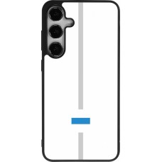 Samsung Galaxy S25+ Case Hülle - Silikon schwarz Kanton ZG weiss
