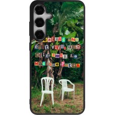Samsung Galaxy S25+ Case Hülle - Silikon schwarz Chairs DTMF
