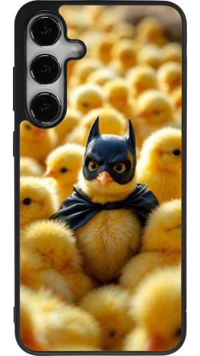 Samsung Galaxy S25+ Case Hülle - Silikon schwarz Easter 2026 Chicken Batman