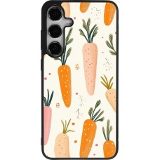 Samsung Galaxy S25+ Case Hülle - Silikon schwarz Easter 2026 Illustration carrots