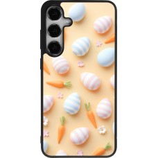 Samsung Galaxy S25+ Case Hülle - Silikon schwarz Easter 2026 Pattern Easter