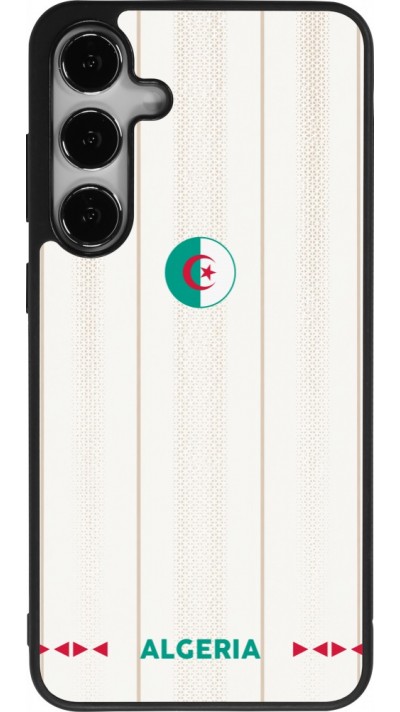 Samsung Galaxy S25+ Case Hülle - Silikon schwarz Algerien 2026 personalisierbares Fussballtrikot