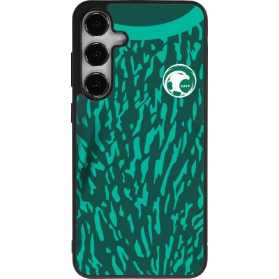 Samsung Galaxy S25+ Case Hülle - Silikon schwarz Saudi-Arabien 2022 personalisierbares Fussballtrikot