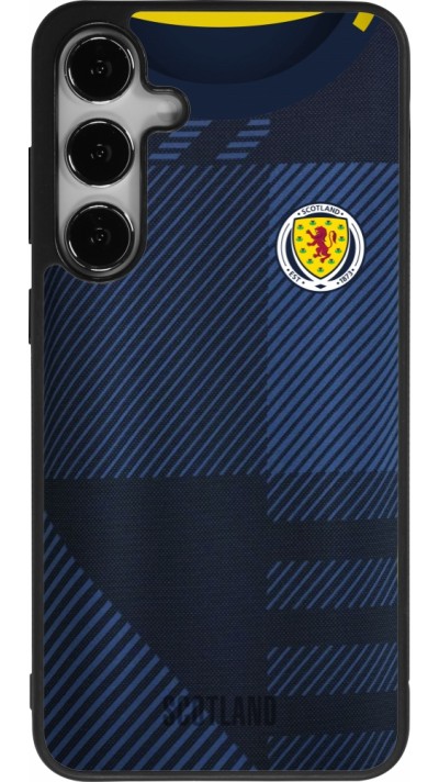 Samsung Galaxy S25+ Case Hülle - Silikon schwarz Schottland personalisierbares Fussballtrikot