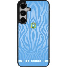 Samsung Galaxy S25+ Case Hülle - Silikon schwarz Demokratische Republik Kongo 2026 personalisierbares Fussballtrikot