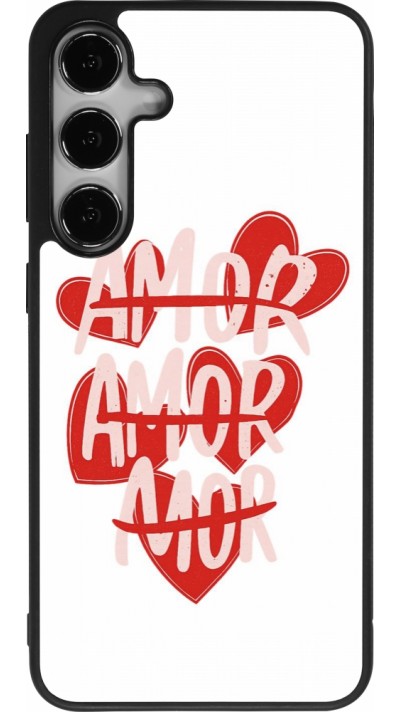 Samsung Galaxy S25+ Case Hülle - Silikon schwarz Saint Valentines Day 26 Amor
