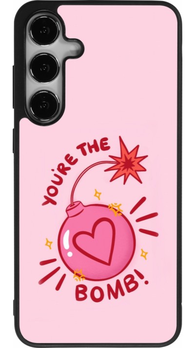 Samsung Galaxy S25+ Case Hülle - Silikon schwarz Saint Valentines Day 26 You are the bomb