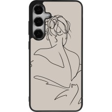 Samsung Galaxy S25+ Case Hülle - Silikon schwarz Salnikova 05