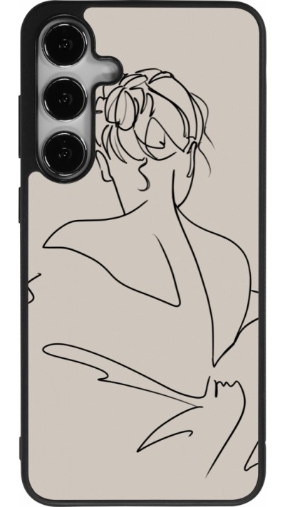 Samsung Galaxy S25+ Case Hülle - Silikon schwarz Salnikova 05