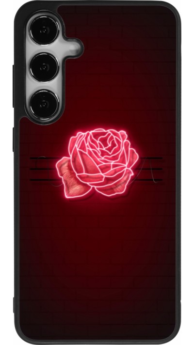 Samsung Galaxy S25+ Case Hülle - Silikon schwarz Spring 23 neon rose