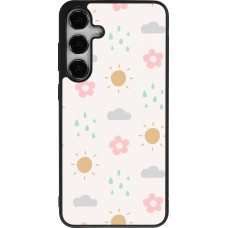 Samsung Galaxy S25+ Case Hülle - Silikon schwarz Spring 23 weather