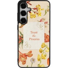 Samsung Galaxy S25+ Case Hülle - Silikon schwarz Trust the process Spring 2026