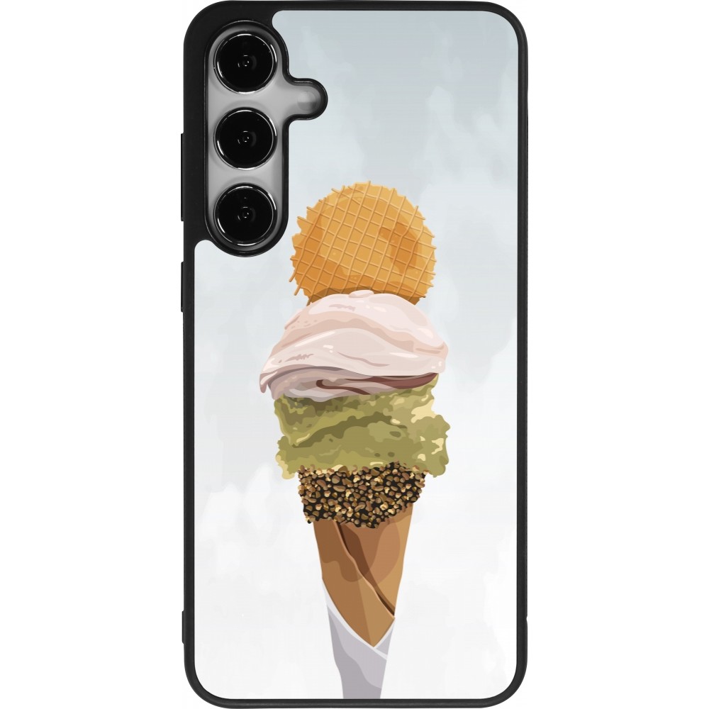 Samsung Galaxy S25+ Case Hülle - Silikon schwarz Summer 2025 Cornet