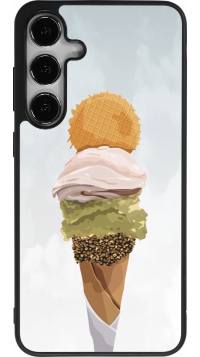 Samsung Galaxy S25+ Case Hülle - Silikon schwarz Summer 2025 Cornet