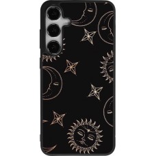 Samsung Galaxy S25+ Case Hülle - Silikon schwarz Suns and Moons