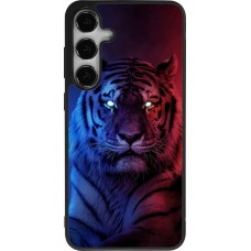 Samsung Galaxy S25+ Case Hülle - Silikon schwarz Tiger Blue Red