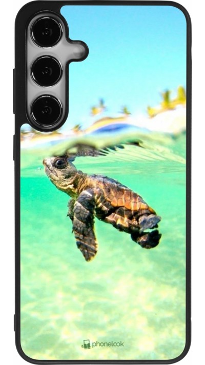 Samsung Galaxy S25+ Case Hülle - Silikon schwarz Turtle Underwater