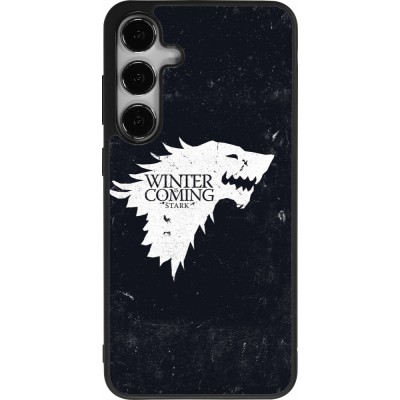 Samsung Galaxy S25+ Case Hülle - Silikon schwarz Winter is coming Stark