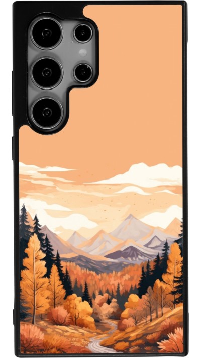 Samsung Galaxy S25 Ultra Case Hülle - Silikon schwarz Autumn 25 Mountains