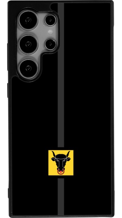 Coque Samsung Galaxy S25 Ultra - Silicone rigide noir Canton UR noir