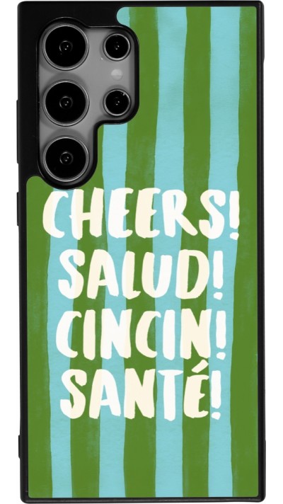 Samsung Galaxy S25 Ultra Case Hülle - Silikon schwarz Cheers 2026